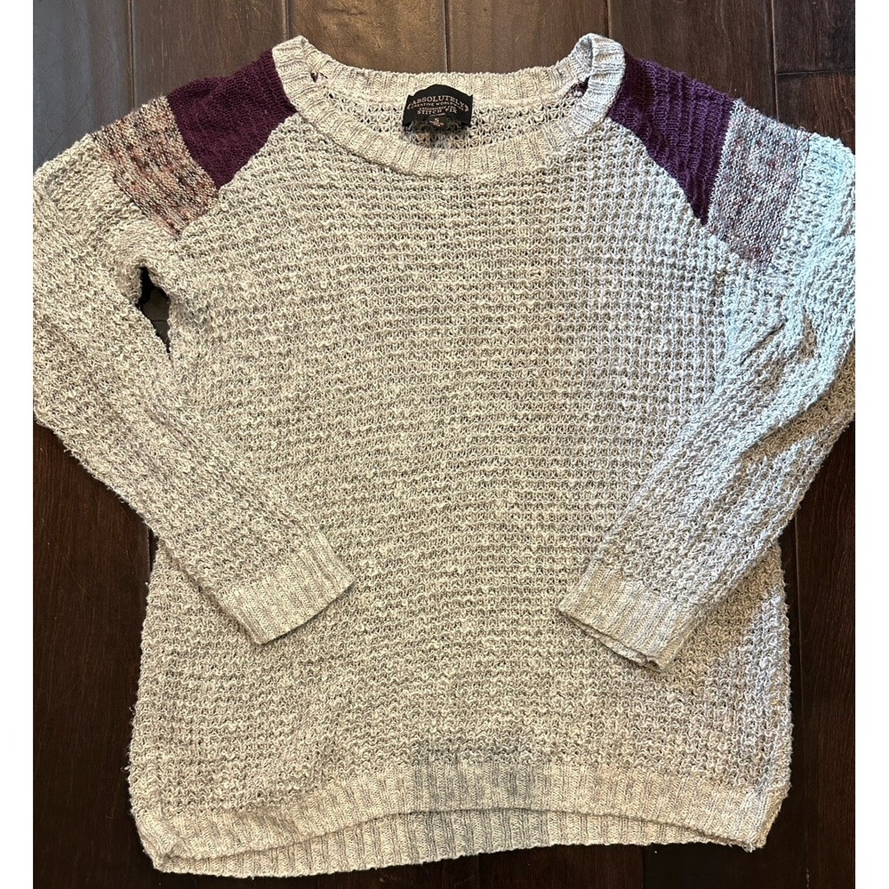 Absolutely Creative Worldwide Womens Small Sweater Wheat Wine Stitch Fix